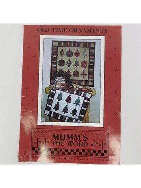 Debbie Mumm Old Time Ornaments Christmas Quilt Pattern Wall Hanging